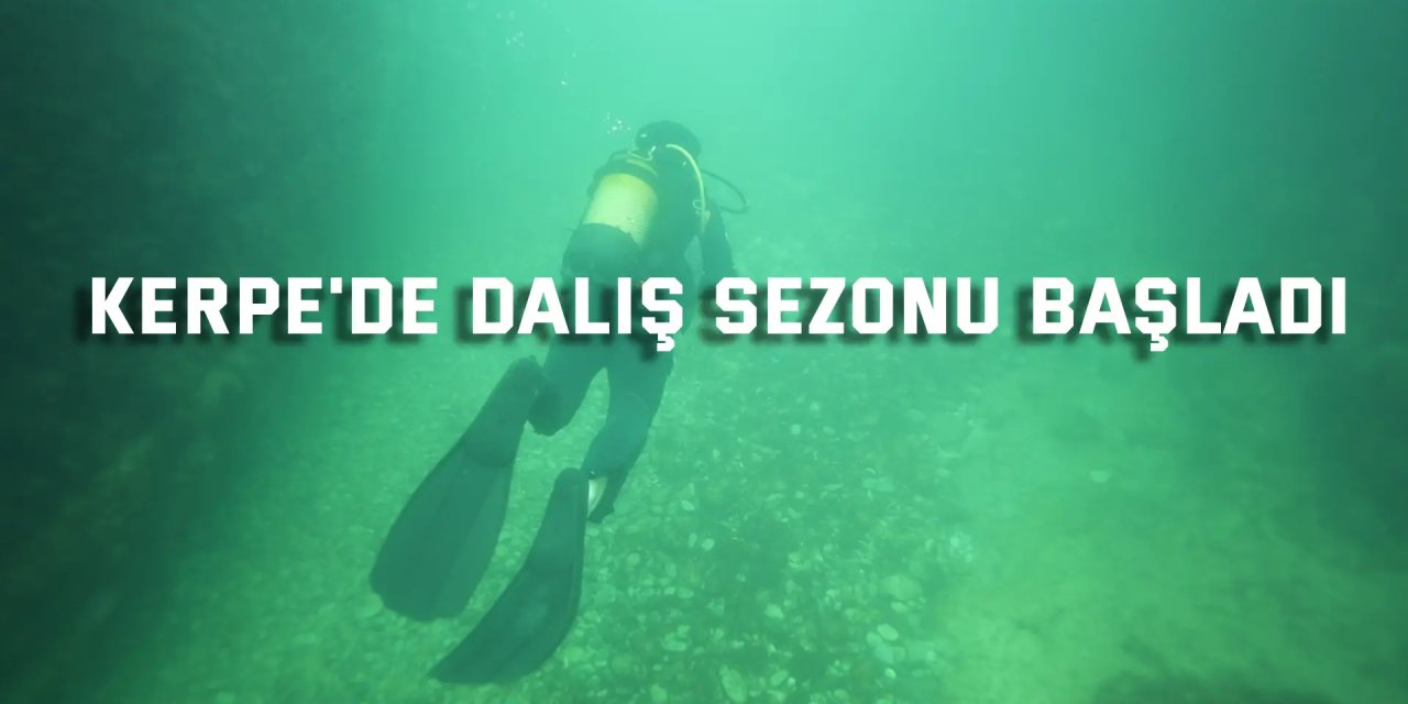Kerpe'de dalış sezonu başladı