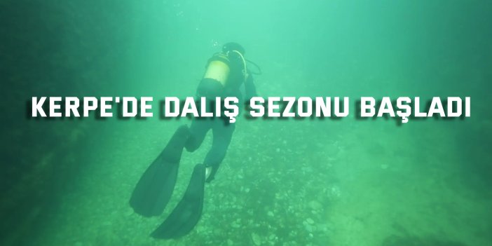 Kerpe'de dalış sezonu başladı