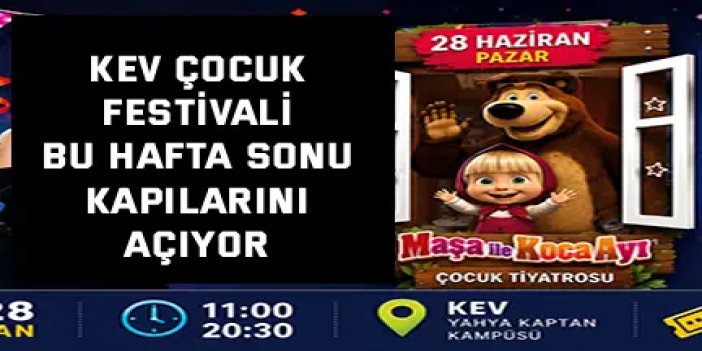 Geliri Burs Fonuna Aktarılacak KEV Çocuk Festivali