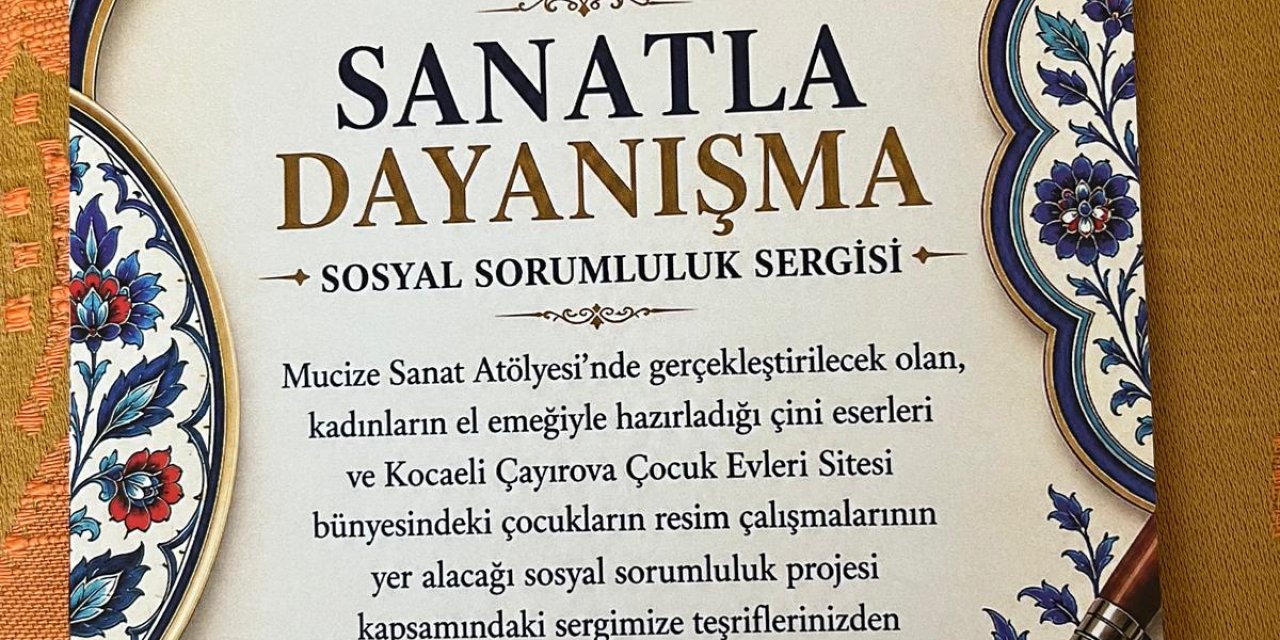 Darıca'da "Sanatla Dayanışma" Sergisi Açılıyor