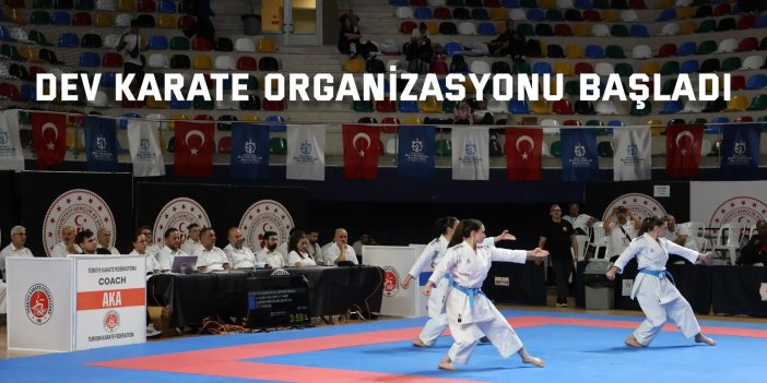 Dev karate organizasyonu Kocaeli'de başladı