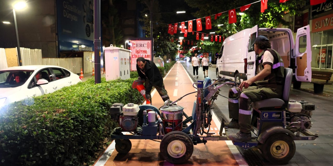 Kocaeli’de pedallar güvenle çevriliyor