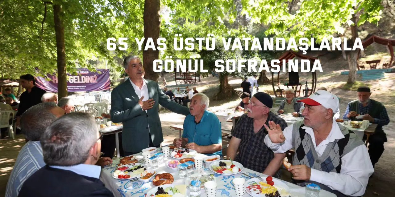 Ömeroğlu, 65 Yaş Üstü Vatandaşlarla Gönül Sofrasında