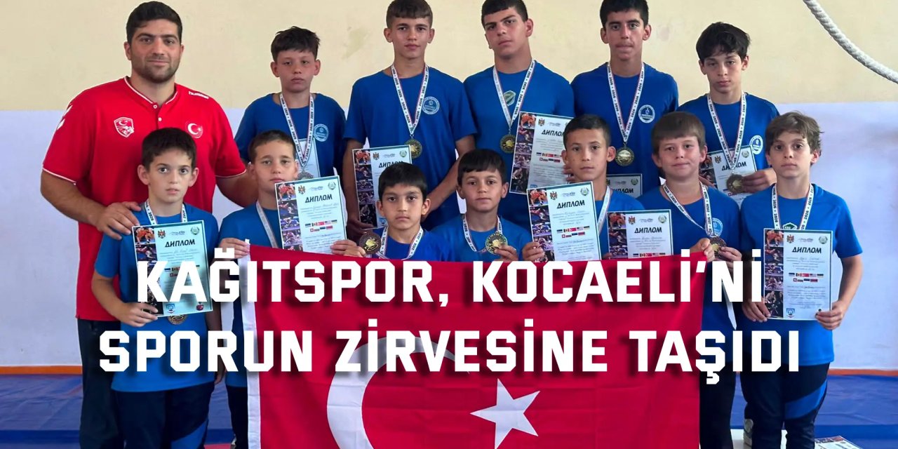 Kağıtspor, Kocaeli’yi  sporun zirvesine taşıdı