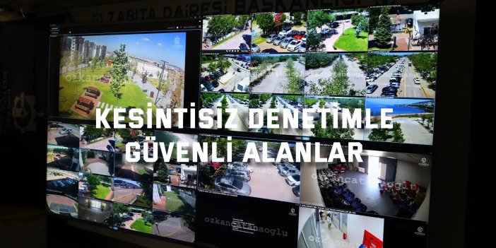 Kameralar ve ekipler iş başında, güvenlik zirvede