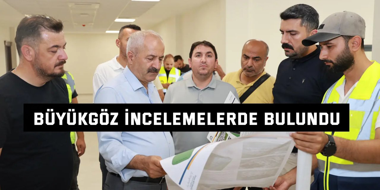 Büyükgöz  İncelemelerde Bulundu