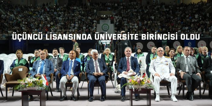 Üçüncü lisansında üniversite birincisi oldu