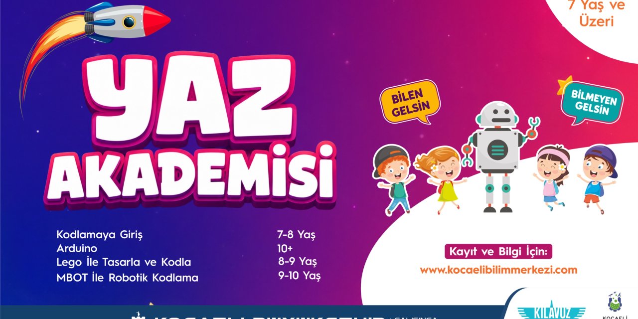 Kocaeli Bilim Merkezi’nde bilim dolu bir yaz