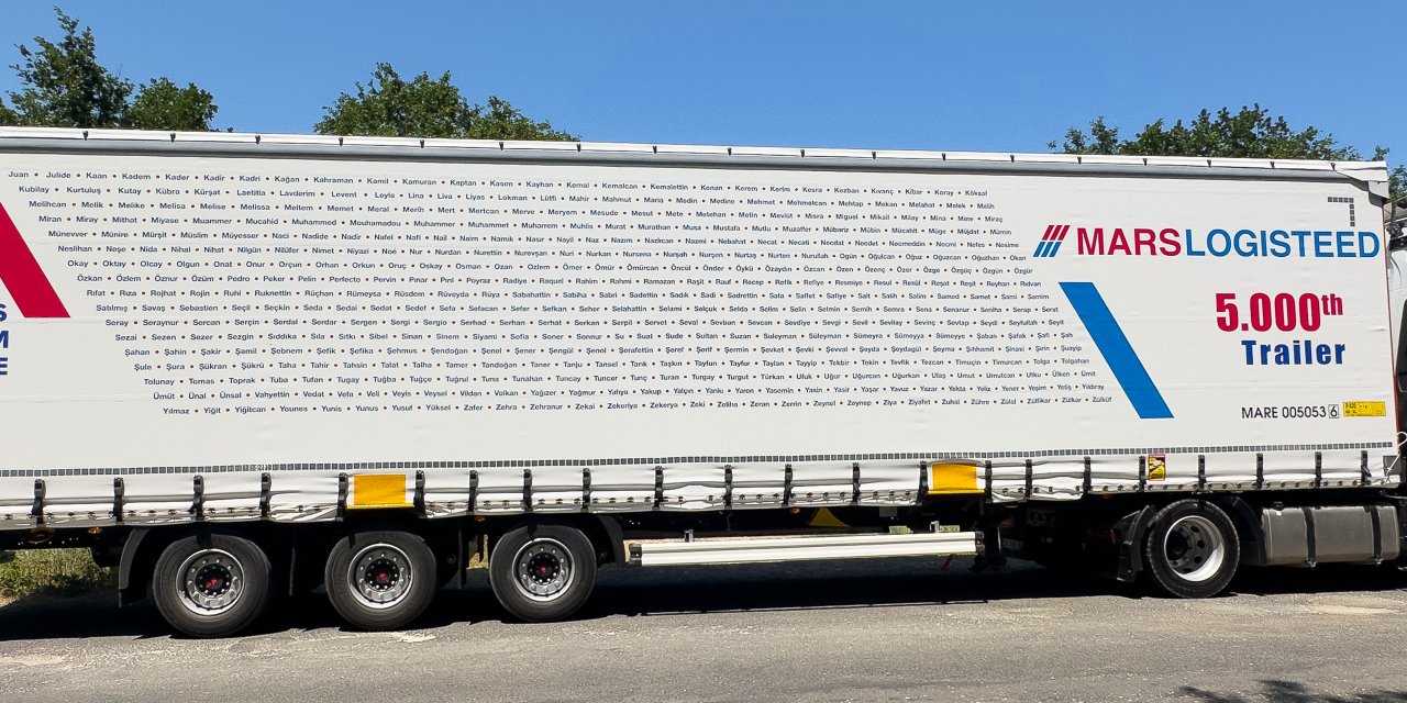 Mars Logistics 5000. Treylerini   Çalışanlarının İsimleriyle Yola Çıkardı