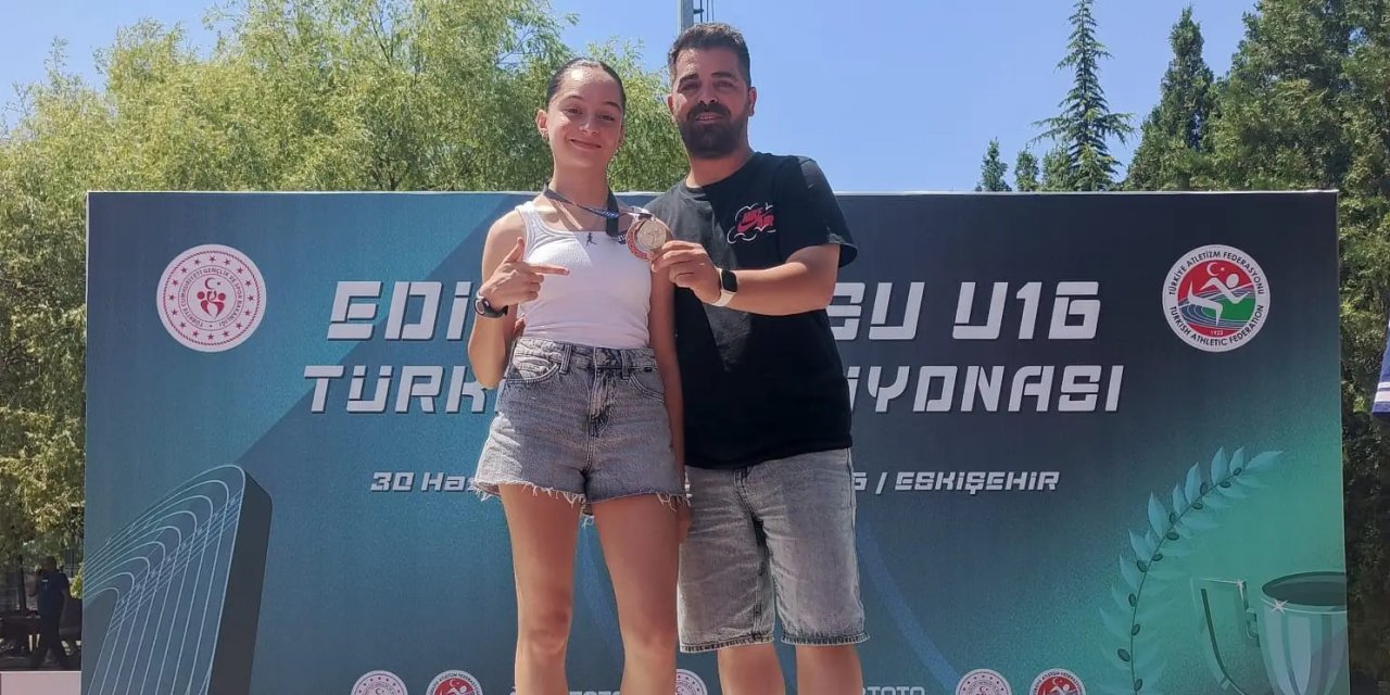Atlet Alya Gül Keskin, U16 Türkiye Şampiyonu oldu