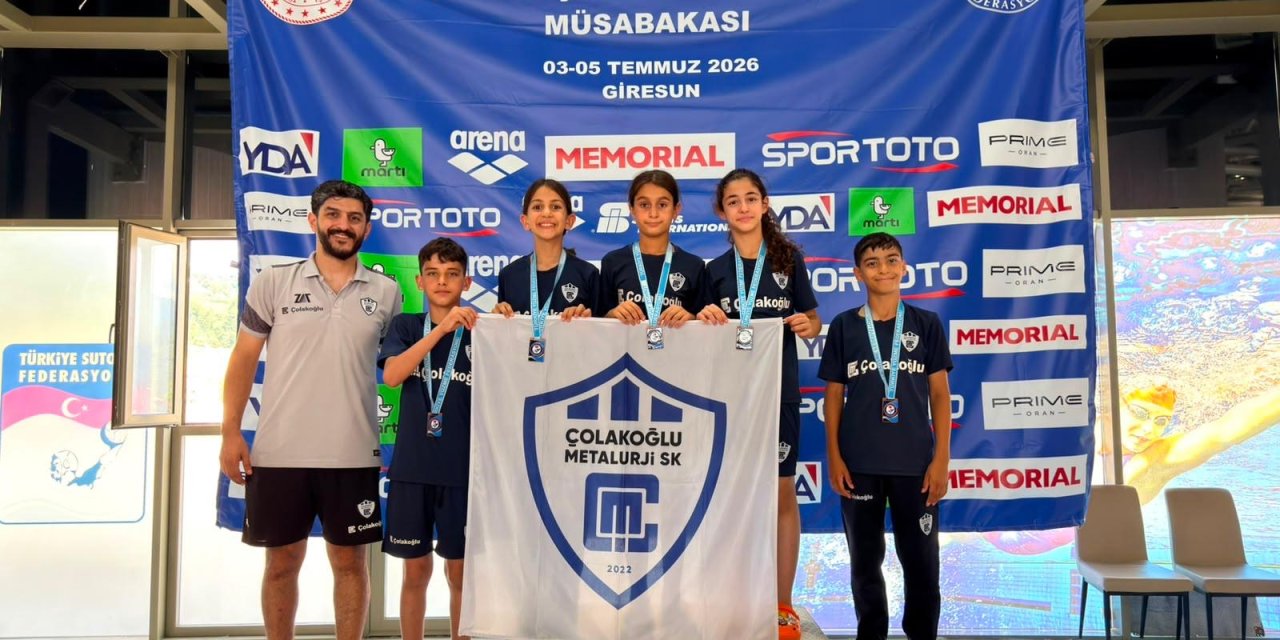Çolakoğlu Metalurji Spor  Kulübü Yüzücüleri Göz Doldurdu