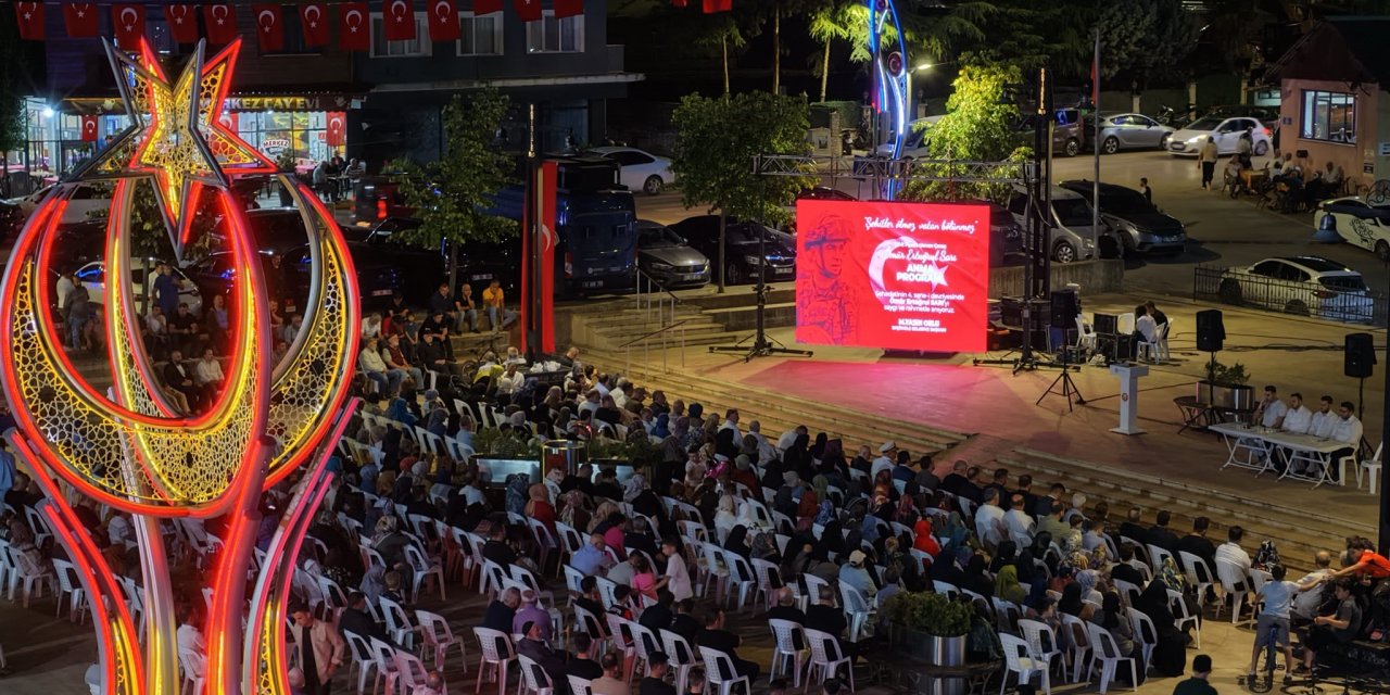 Başiskele'de  anma programı