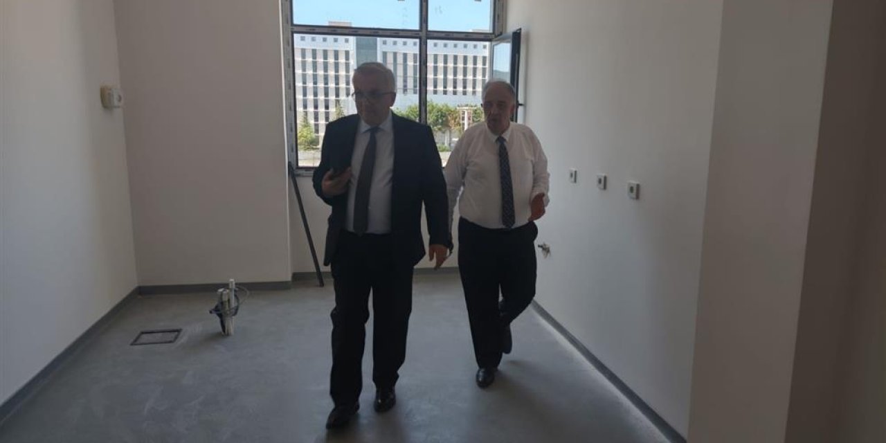 Hastane İnşaatına  İnceleme Ziyareti