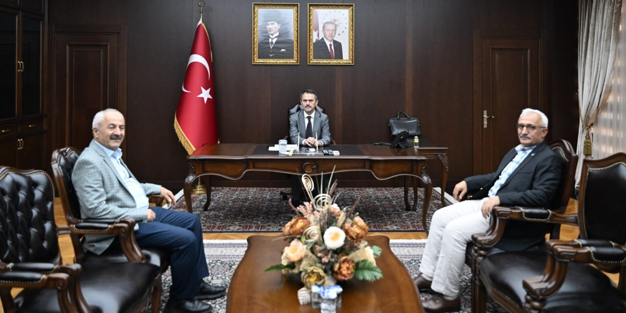 Özyiğit ve Büyükgöz,  Vali Aktaş'ı Ziyaret Etti