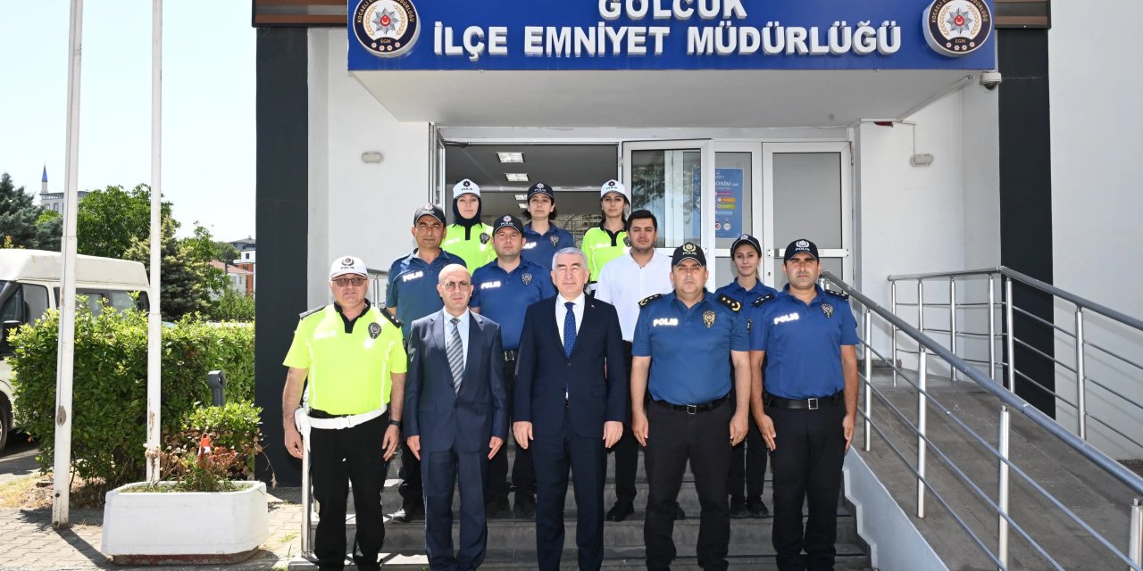 İl Emniyet Müdürü  Karaduman,  Gölcük’te Denetimlerde Bulundu