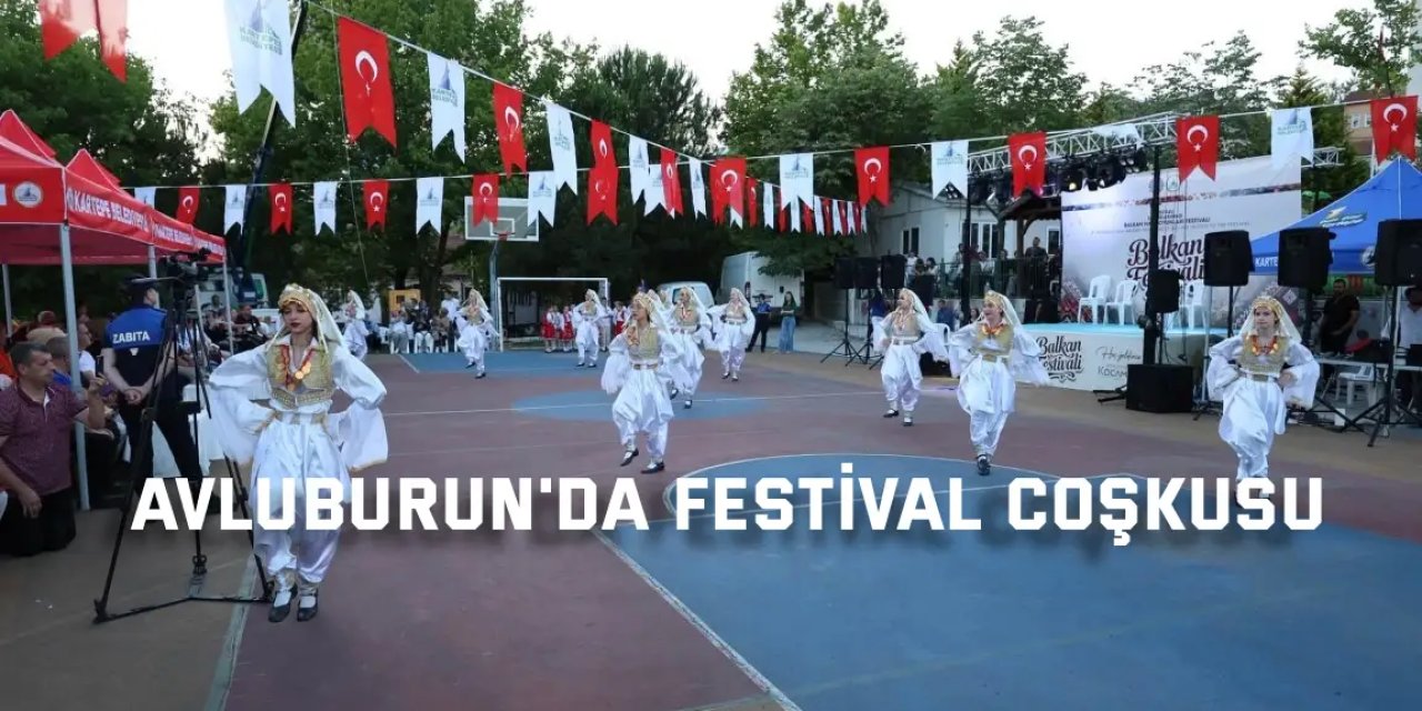 Avluburun'da festival coşkusu