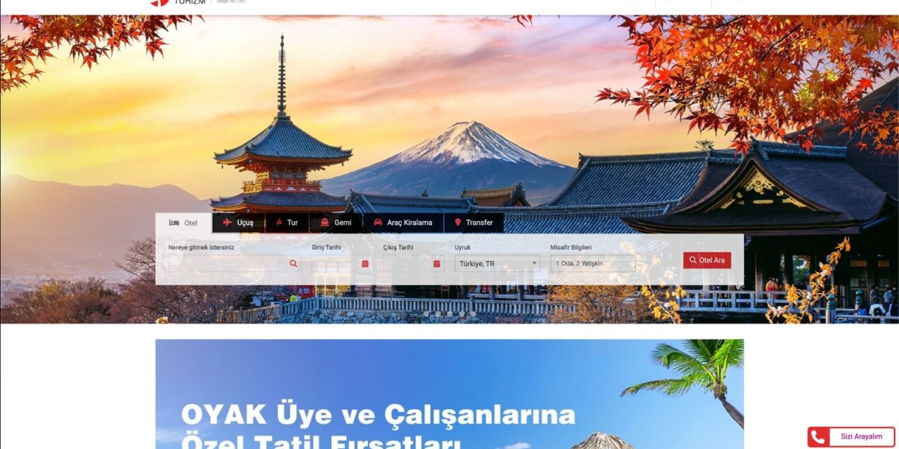 OYAK Pazarlama turizm hizmetlerini dijital platforma taşıdı