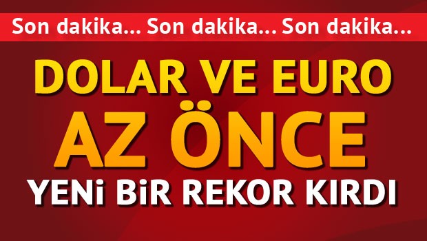 Dolar ve euro haftaya zirvelerde başladı