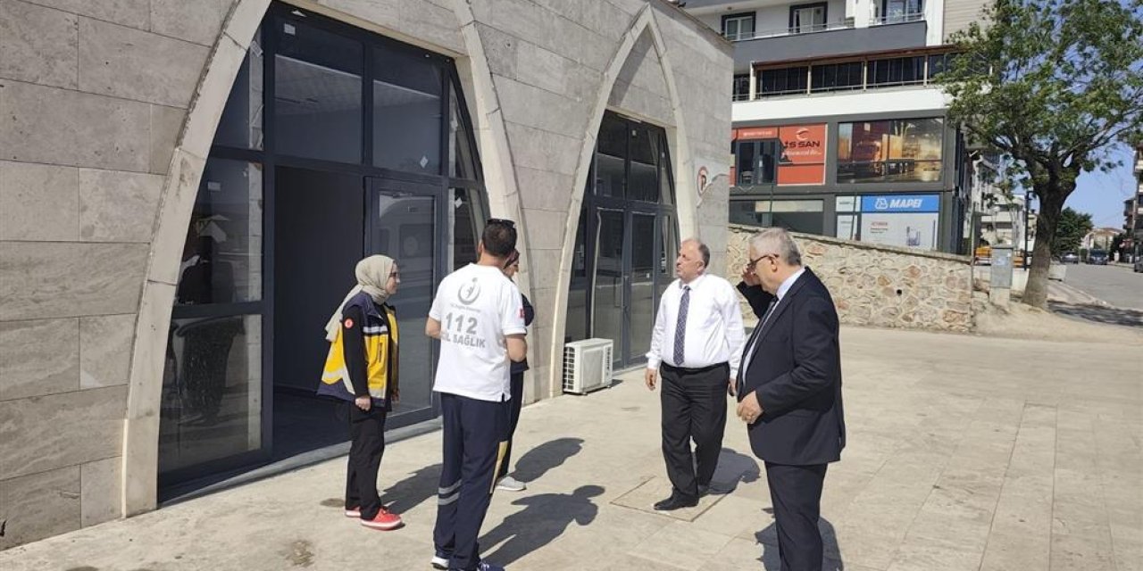 112 Acil Sağlık Hizmetleri İstasyonu Yerinde İncelendi