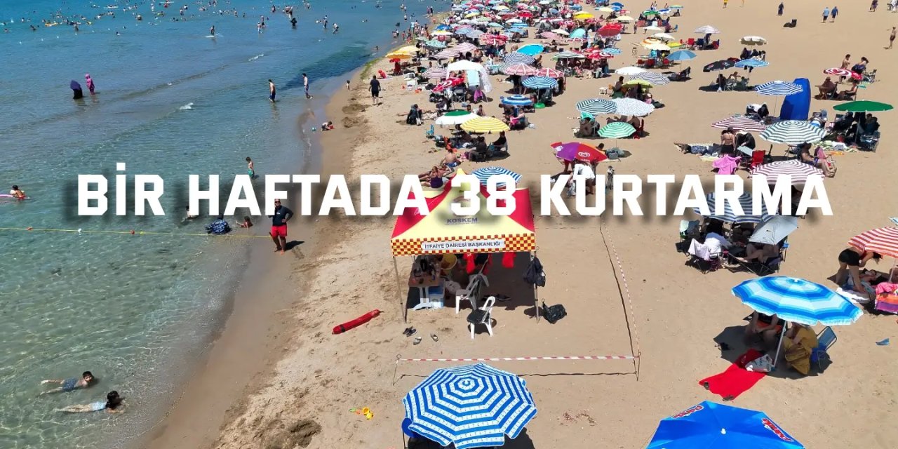 KOSKEM’den yürek ısıtan müdahale;  1 haftada 38 kişi kurtarıldı