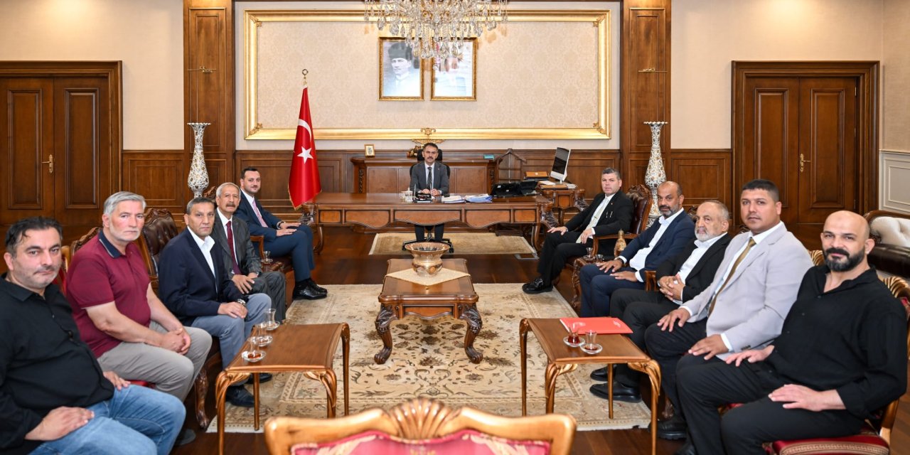 Roman Koordinatörlerinden Vali Aktaş’a Ziyaret