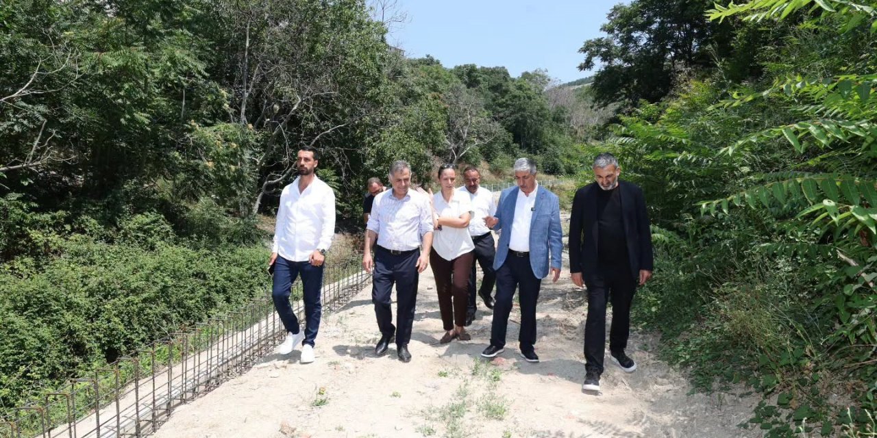Eynerce Deresi çevresine mesire ve yürüyüş alanı yapılıyor
