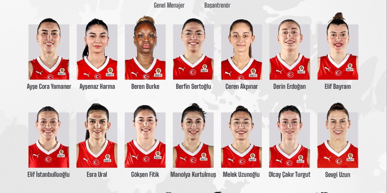 A Milli Kadın Basketbol Takımı'nın  Dünya Kupası aday kadrosu belli oldu