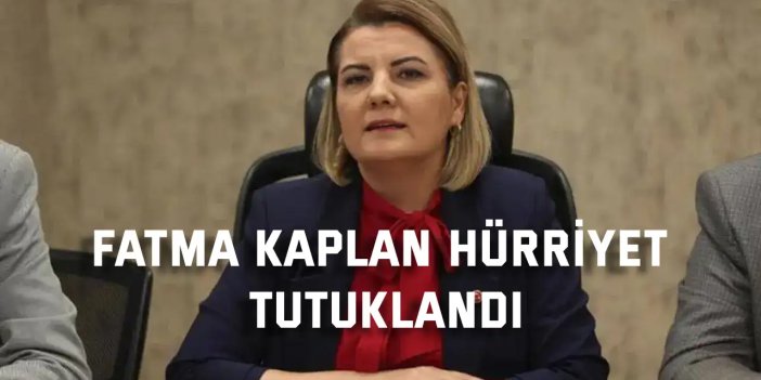Fatma Kaplan Hürriyet tutuklandı