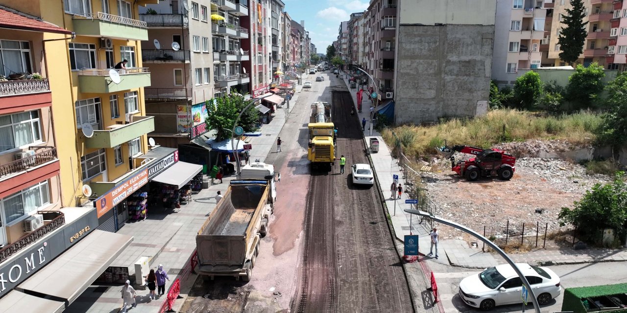 Şehit Numan Dede Caddesi yenileniyor