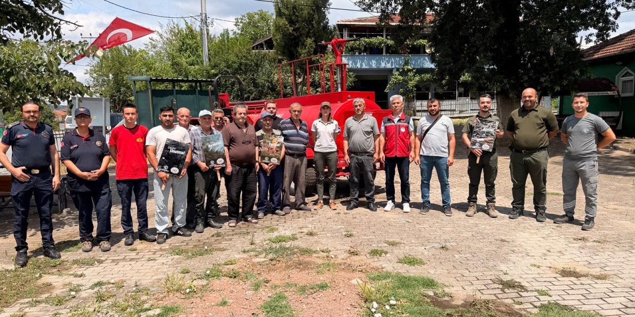 Kırsalda yangına karşı güçlü hazırlık