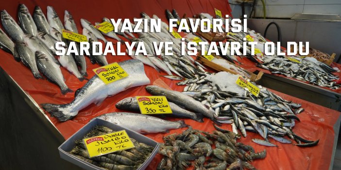 Yazın favorisi sardalya ve istavrit oldu