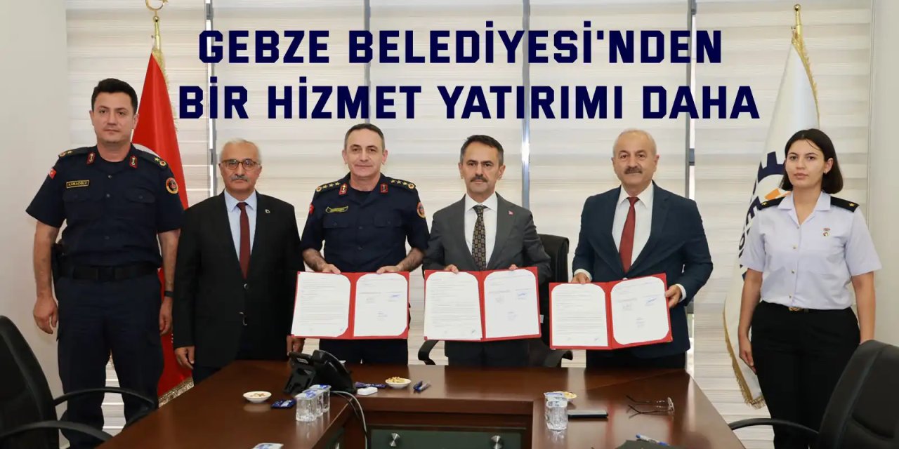 Gebze Belediyesi'nden Bir Hizmet Yatırımı Daha