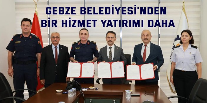 Gebze Belediyesi'nden Bir Hizmet Yatırımı Daha