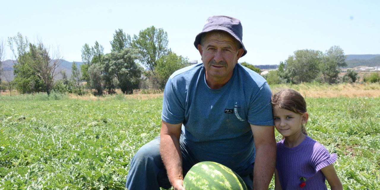 Mevsimlik işçilerin karpuz mesaisi