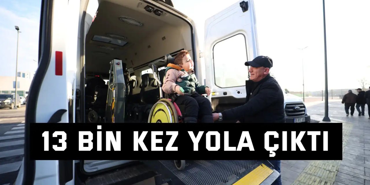 “Engelsiz Taksi”  13 bin kez yola çıktı