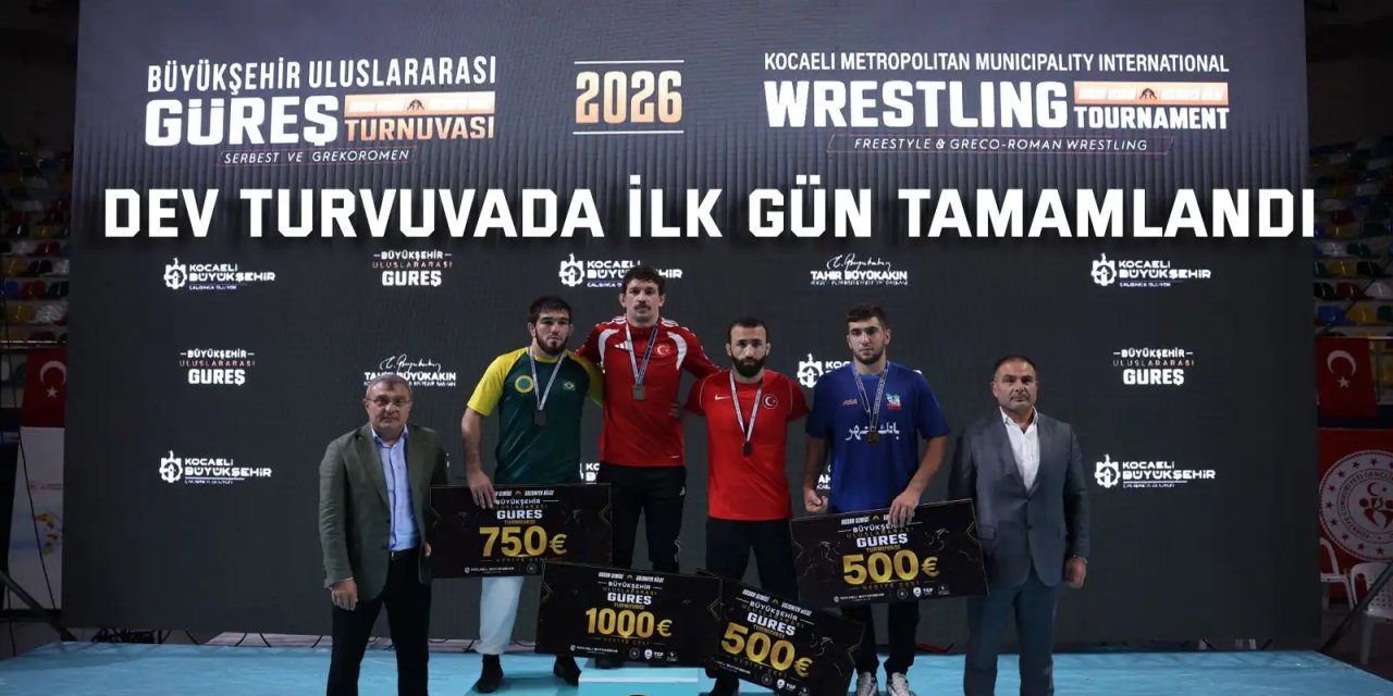 Uluslararası Güreş Turnuvası’nda ilk gün tamamlandı