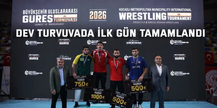 Uluslararası Güreş Turnuvası’nda ilk gün tamamlandı