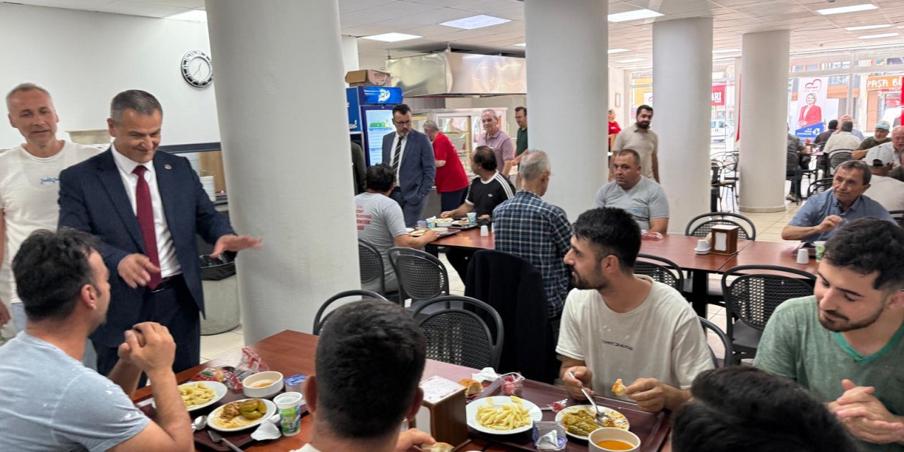 Lütfü Obuz’un öğle durağı Paşa Kent Lokantası oldu