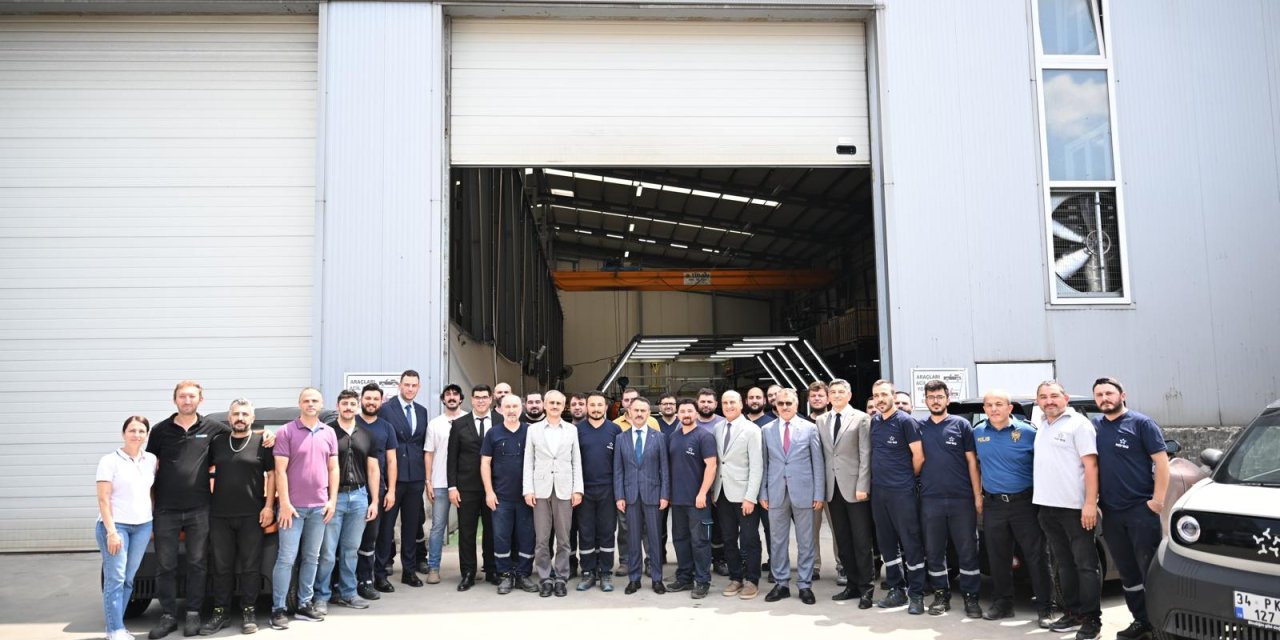 Vali Aktaş, KAREA Üretim Tesisini Ziyaret Etti