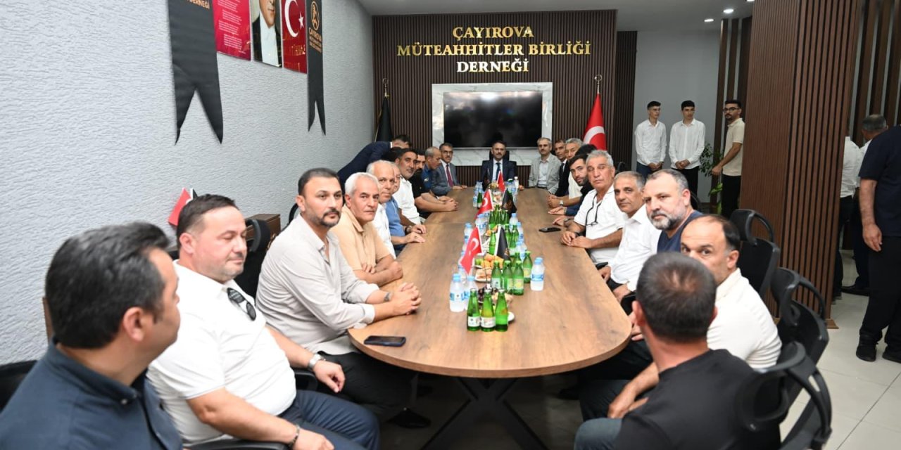 Çayırova Müteahhitler Birliği Derneğine Ziyaret