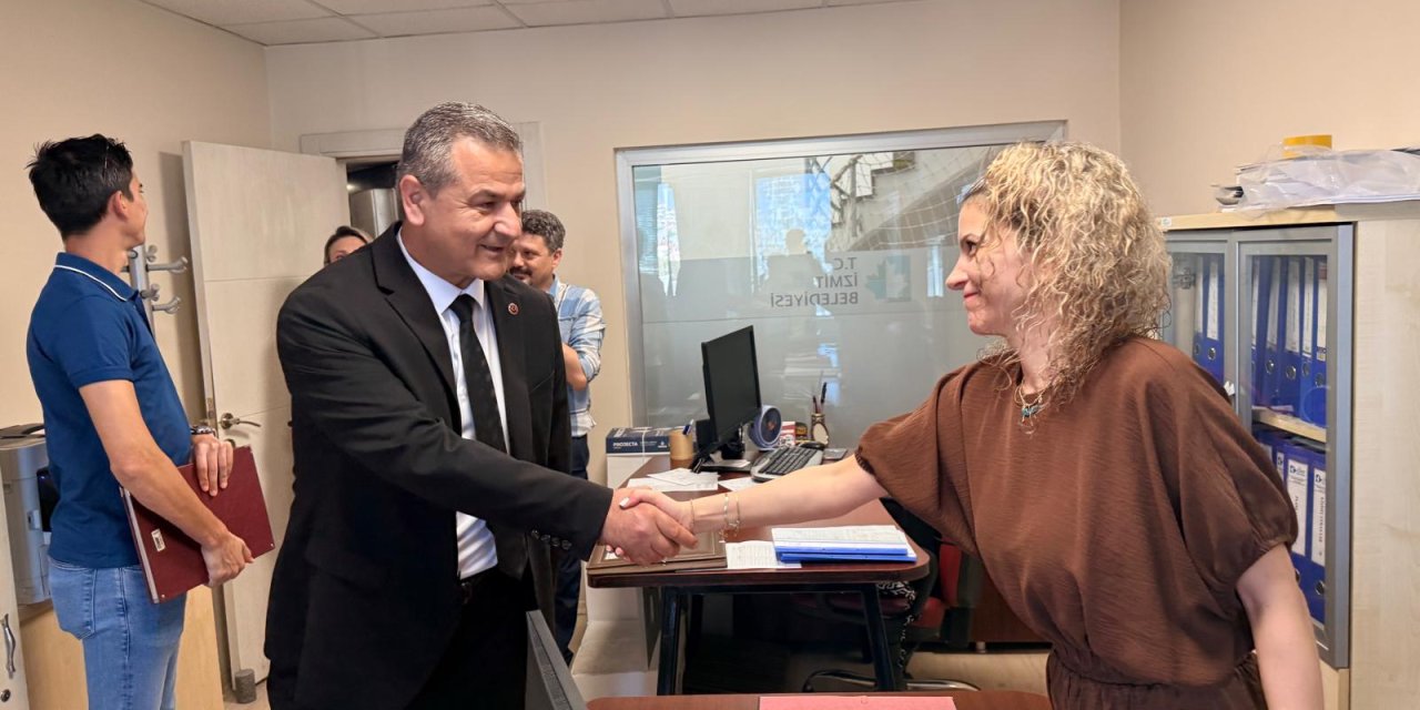 Başkanvekili Lütfü Obuz’dan  personele günaydın ziyareti