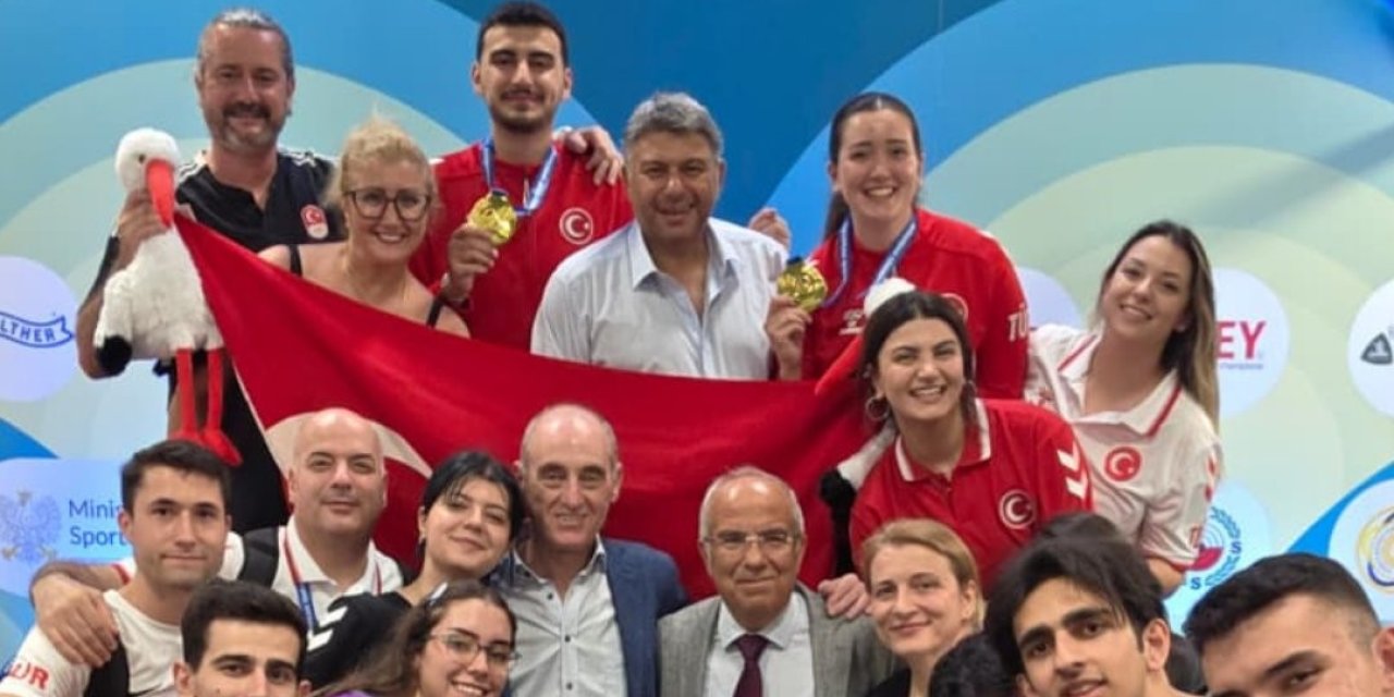 Havalı Tabanca Karışık  Takımı'ndan altın madalya