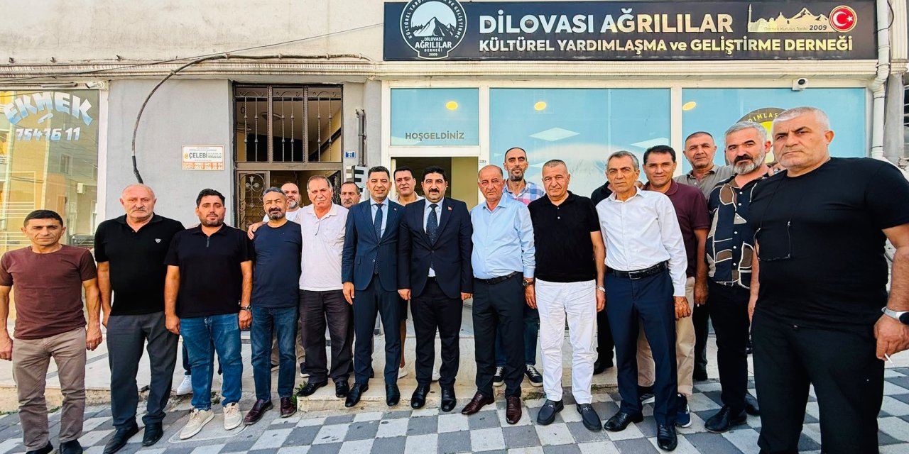 Enver Yıldırım'dan Dilovası  Ağrılılar Derneği'ne Ziyaret