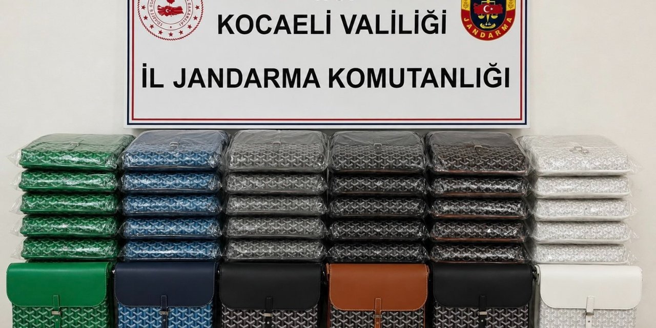 Kocaeli’de Dev Sahte Çanta Operasyonu