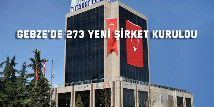 Gebze'de 273 Yeni Şirket Kuruldu