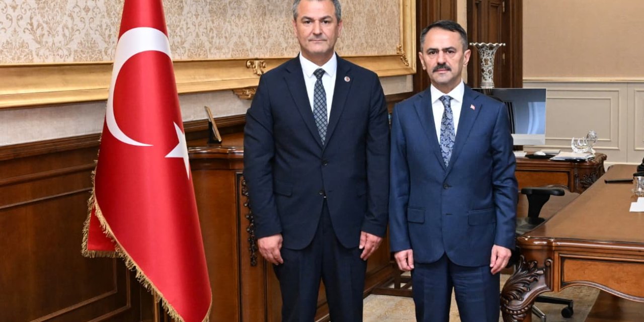 Lütfü Obuz, Vali Aktaş'ı Ziyaret Etti