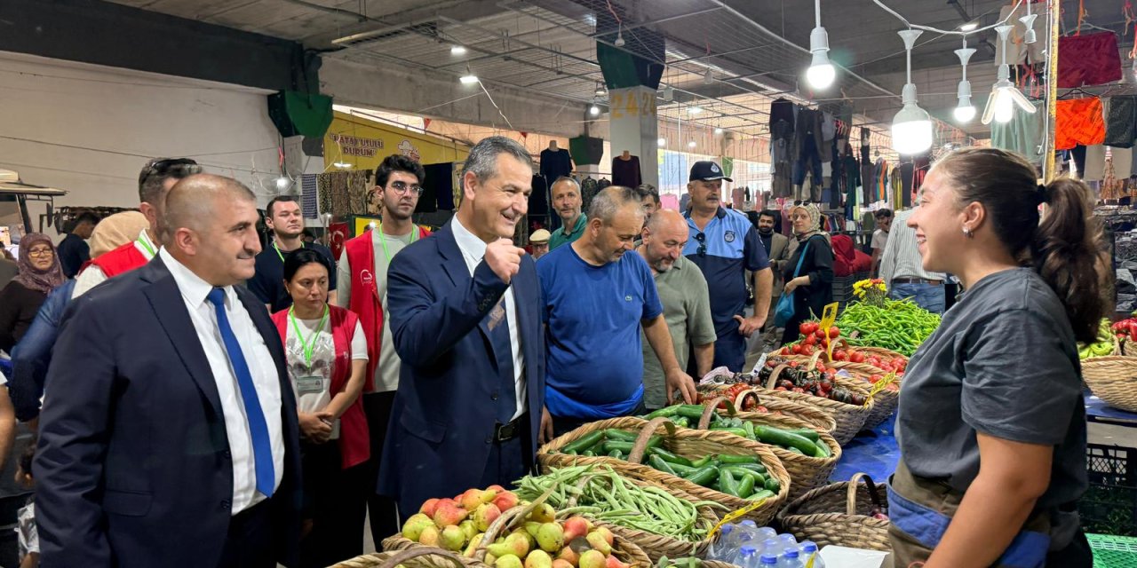 Başkanvekili Lütfü Obuz’dan Pazar Ziyareti