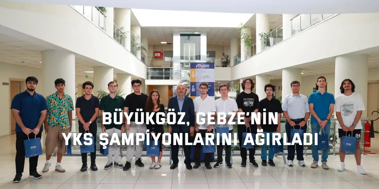 Büyükgöz, Gebze’nin  YKS Şampiyonlarını Ağırladı