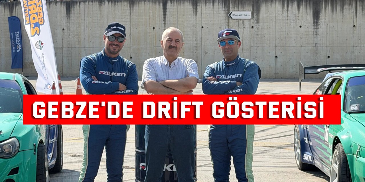Gebze'de drift gösterisi