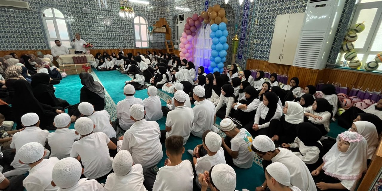 Tepeköy Mevlana Camii’nde Yaz Kur’an Kursu Kapanış Programı